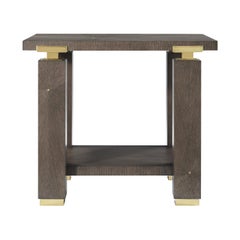 Mesa auxiliar minimalista Hollywood Regency