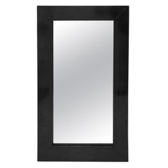 Espejo Hollywood Regency (26"), con marco de bronce blanco envejecido