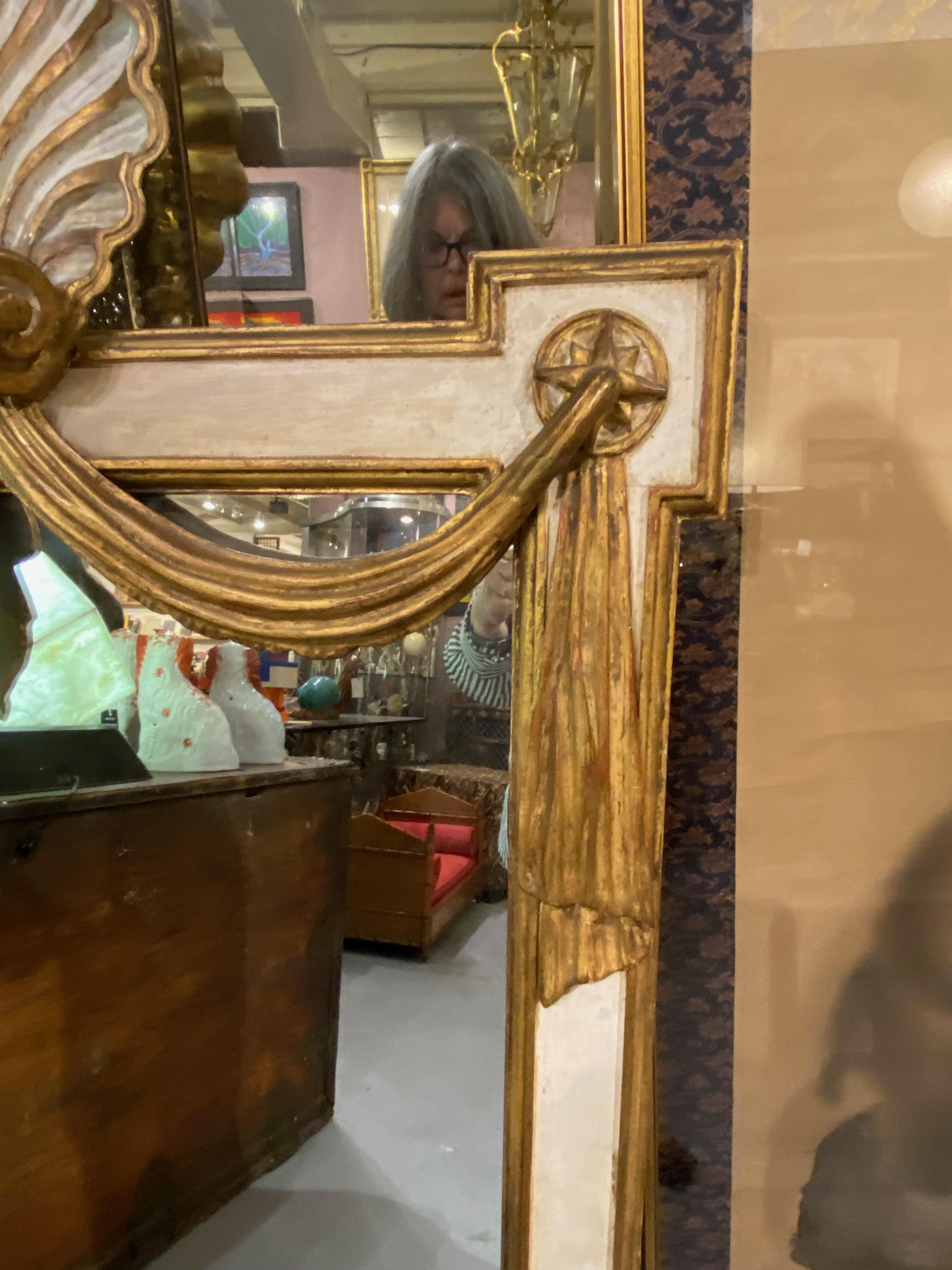 Italian Hollywood Regency Mirror For Sale