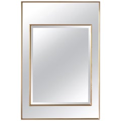 Retro Hollywood Regency Mirror-Framed Wall Mirror
