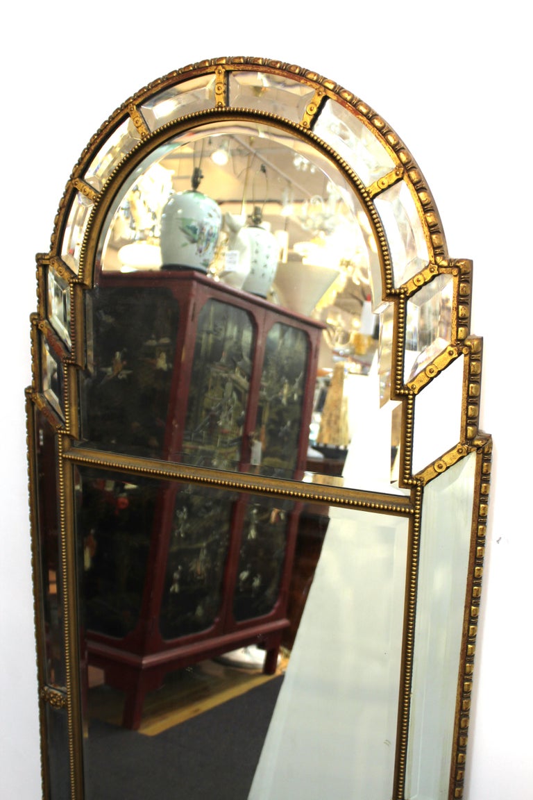 Hollywood Regency Mirror with Giltwood Frame at 1stDibs