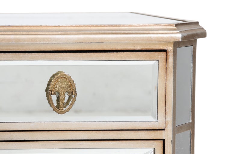 Hollywood Regency Mirrored For Sale at 1stDibs