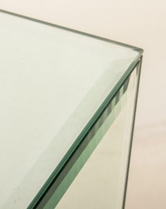 Hollywood Regency Mirrored Pedestal