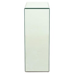 Hollywood Regency Mirrored Pedestal