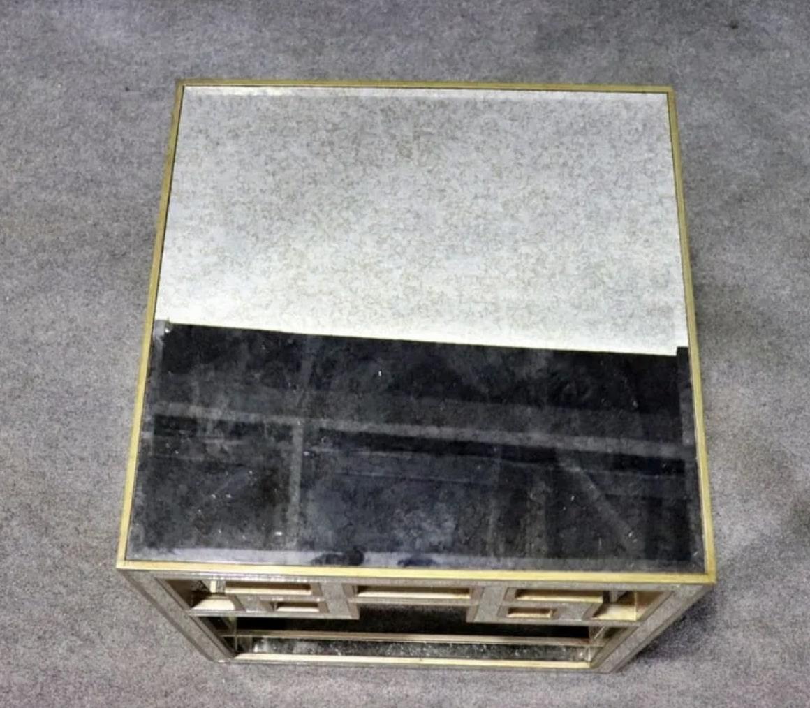 20th Century Hollywood Regency Mirrored Tables For Sale