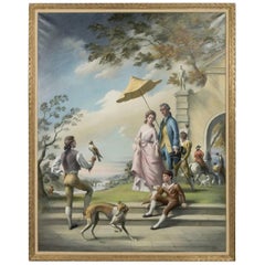 Hollywood Regency Mural in the Old Master Style
