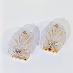 Hollywood Regency. Applique in vetro di Murano di Carl Fagerlund, Austria, anni '70