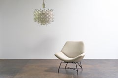 Hollywood Regency Murano Glas "Tulip" Kronleuchter Ott International, 1960er Jahre