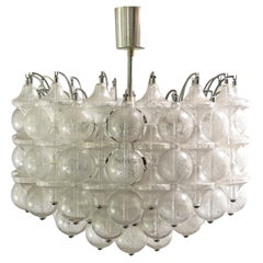 Hollywood Regency Murano Glas "Tulip" Kronleuchter Ott International, 1960er Jahre