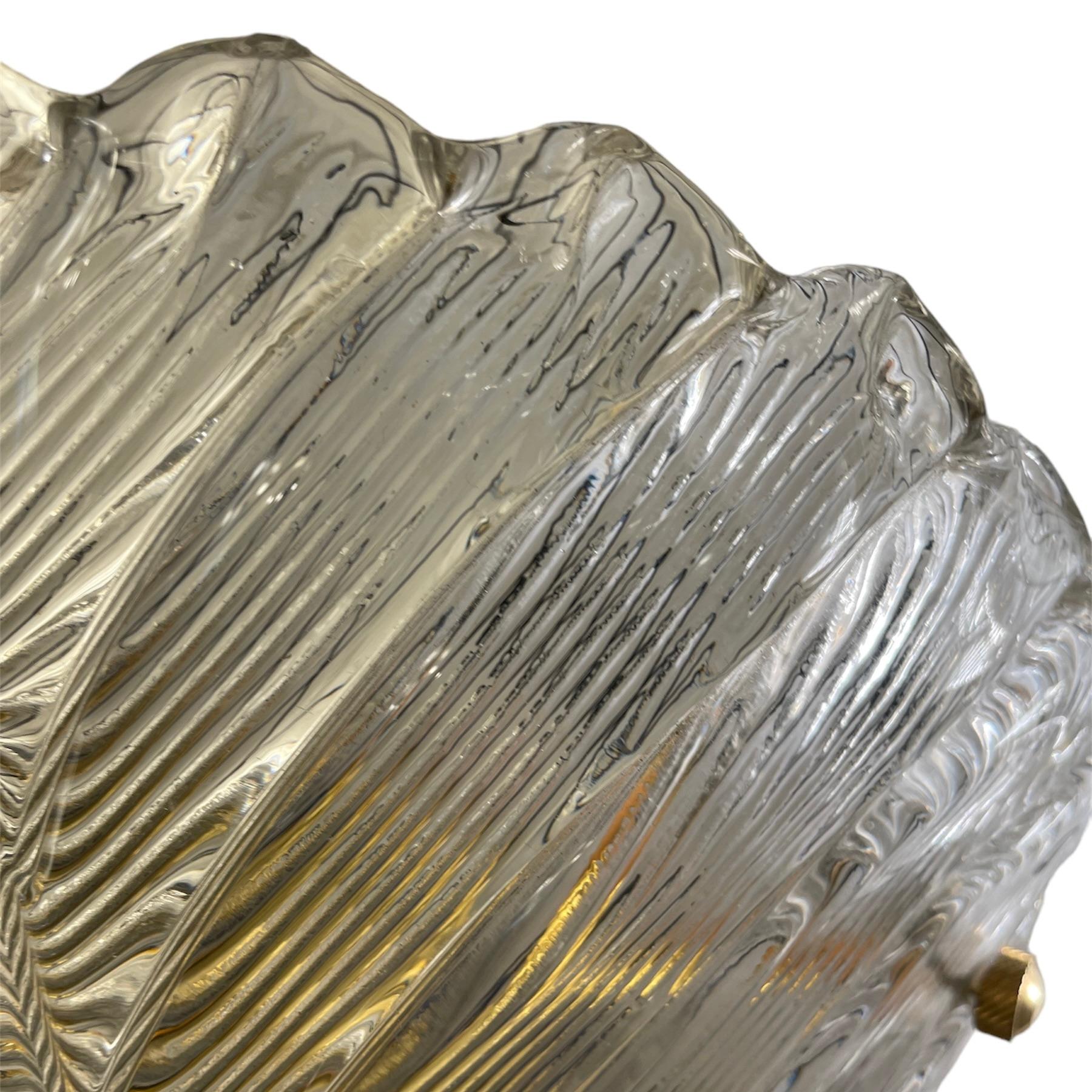 Lampade da parete Hollywood Regency Murano, anni '80 in vendita 4