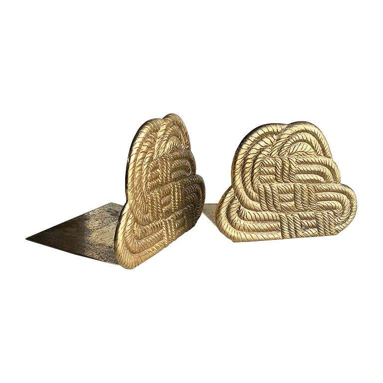 Rare and Skillfully Crafted Pair of Patinated Brass, Alchemist ...