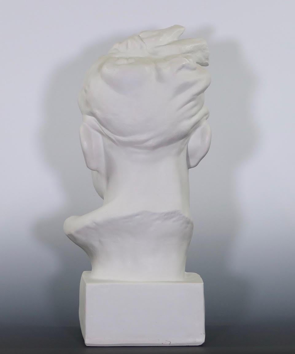 Hollywood Regency Neoclassical Style Parian Bust of Man Wearing a Turban 3