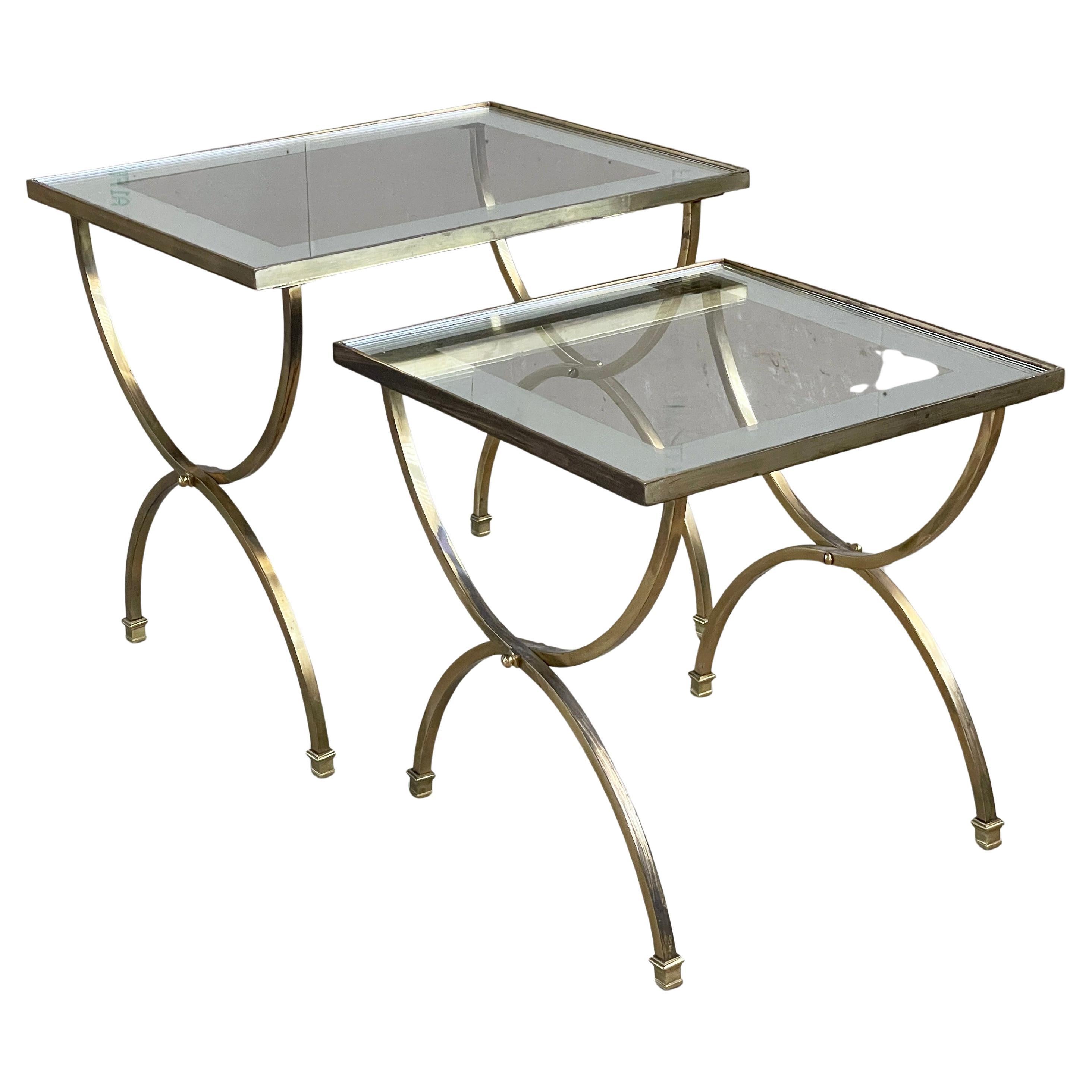 Hollywood Regency Nest of Tables For Sale