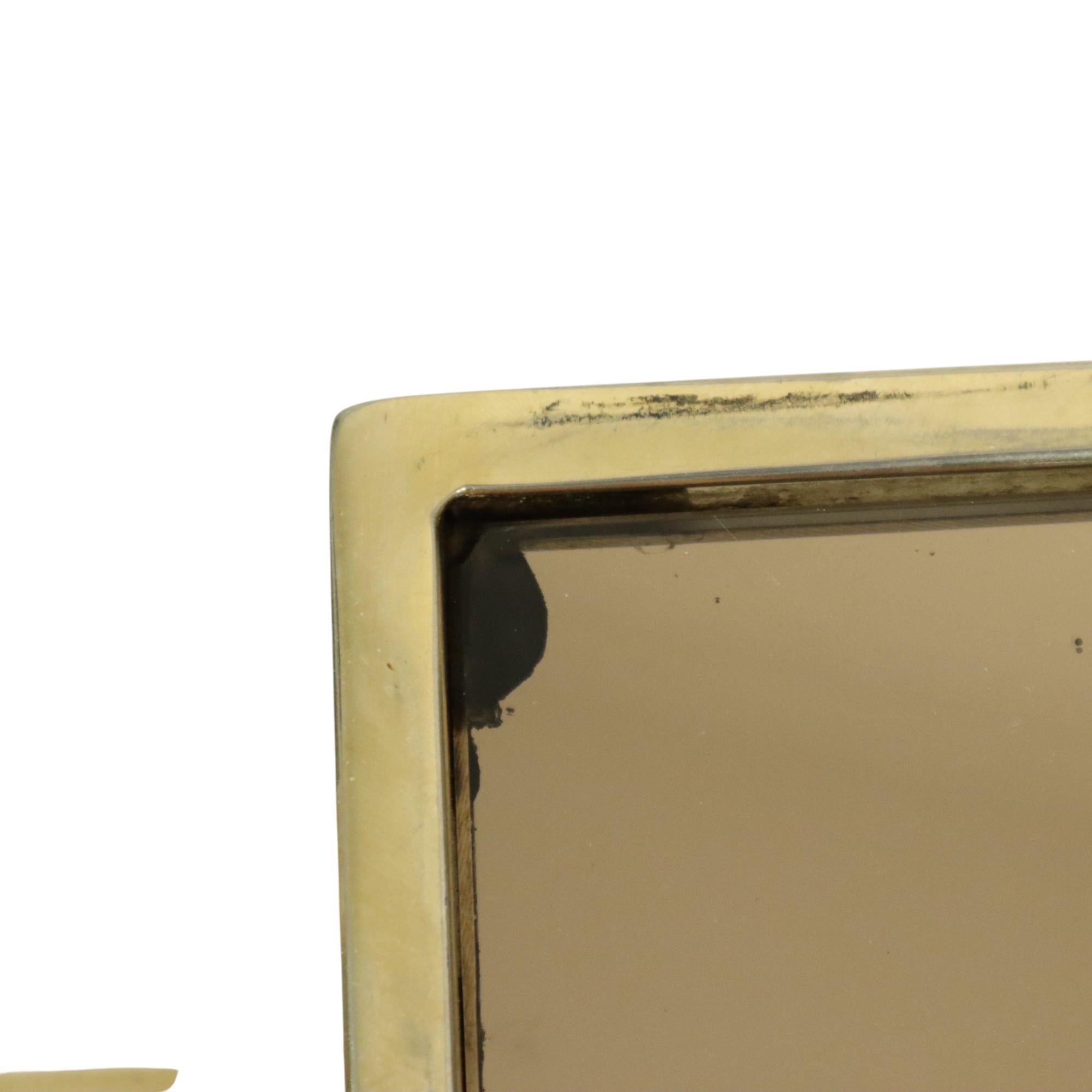 Mesas nido Hollywood Regency Belgo Chrome chapadas en oro de 23 quilates finales del siglo XX en venta