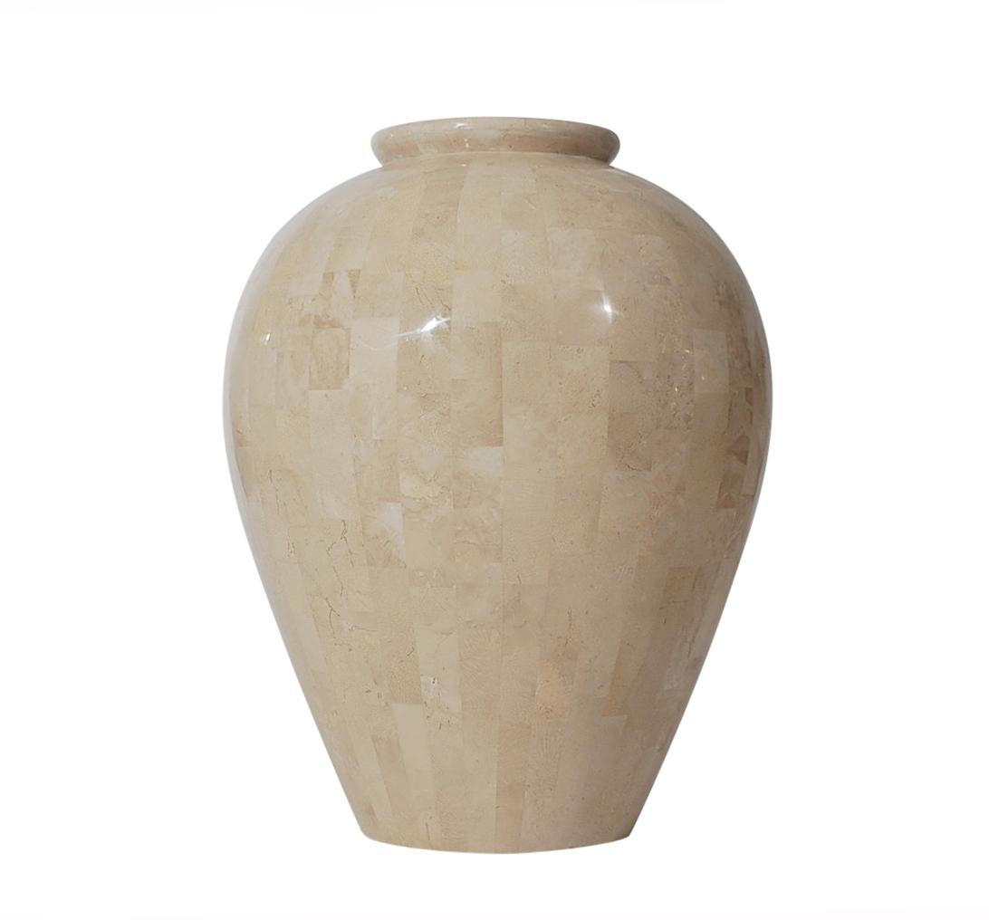 large marble vase