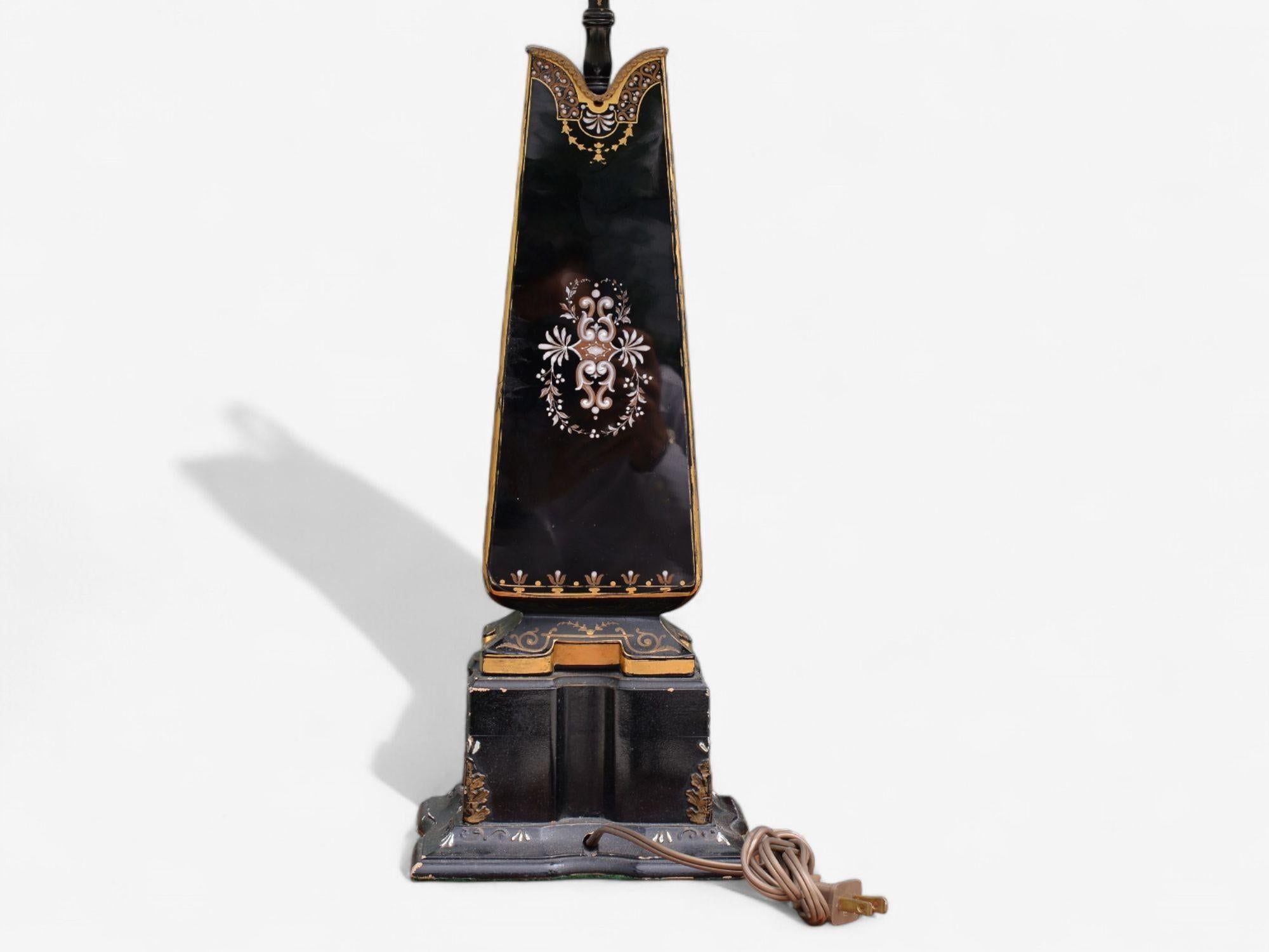 Hollywood Regency, Opaline, Bronze, Painted Table Lamps, France, 1920s For Sale 1