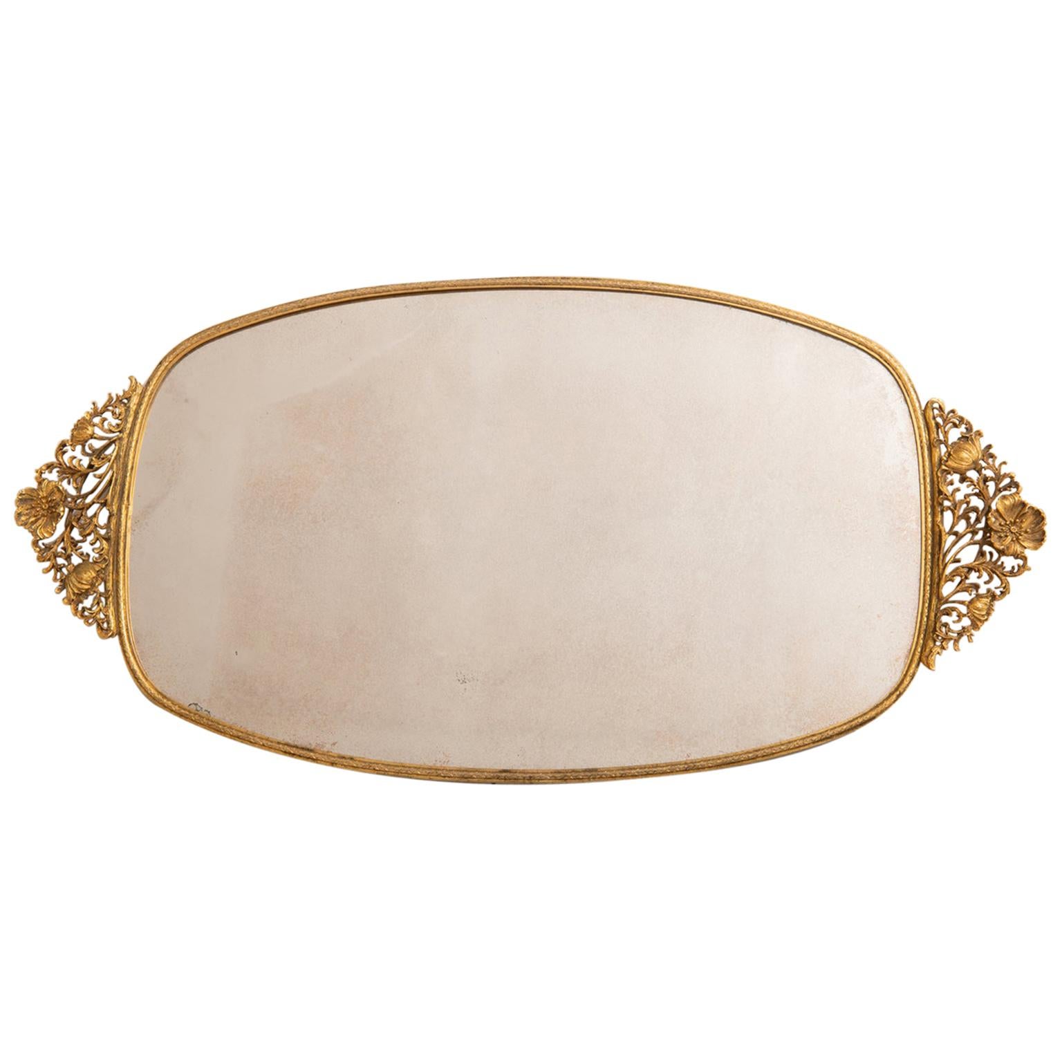 Hollywood Regency Ormolu Gilt Tray