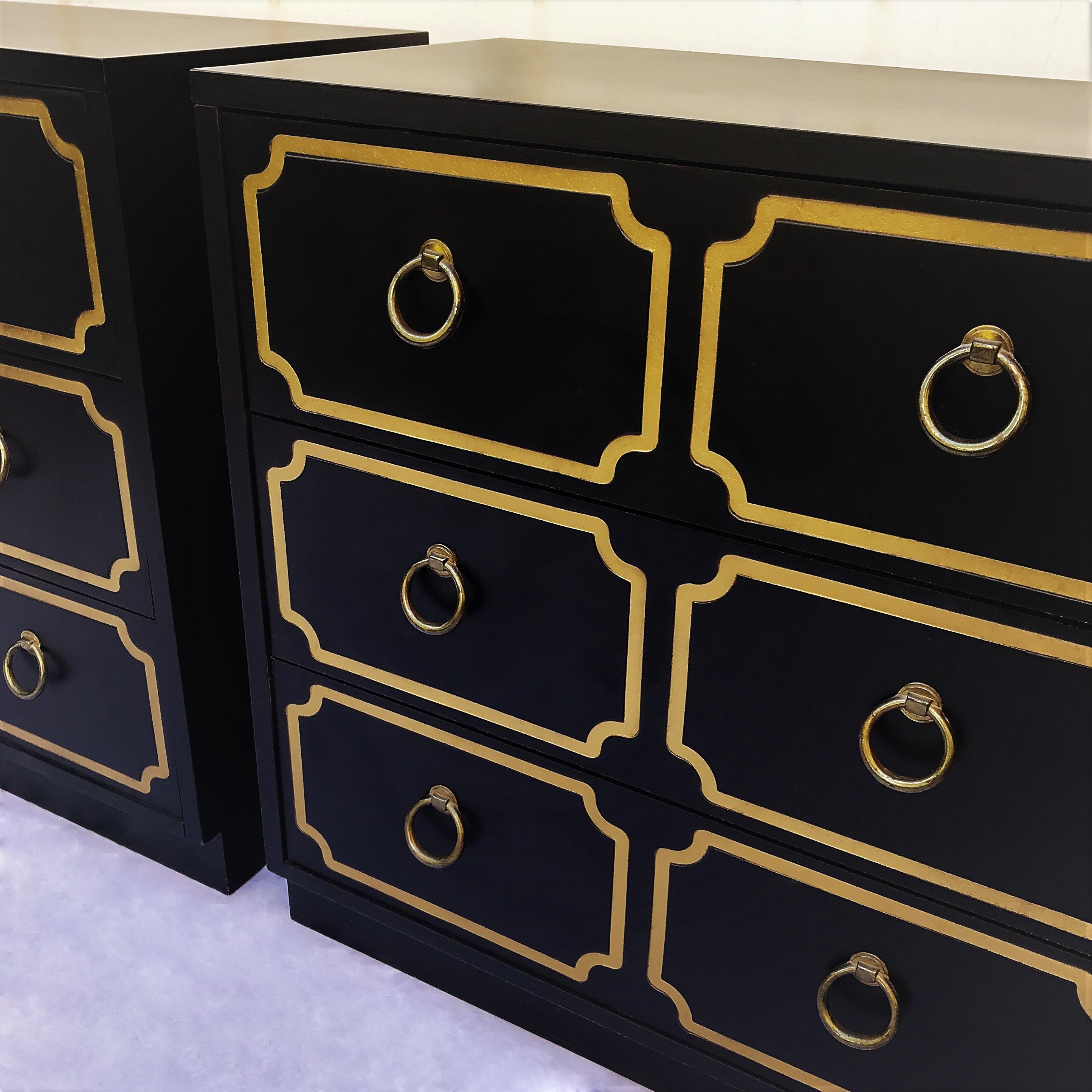 hollywood regency chest of drawers