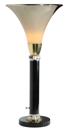 Hollywood Regency Palm Beach Style Table Torchiere after Springer