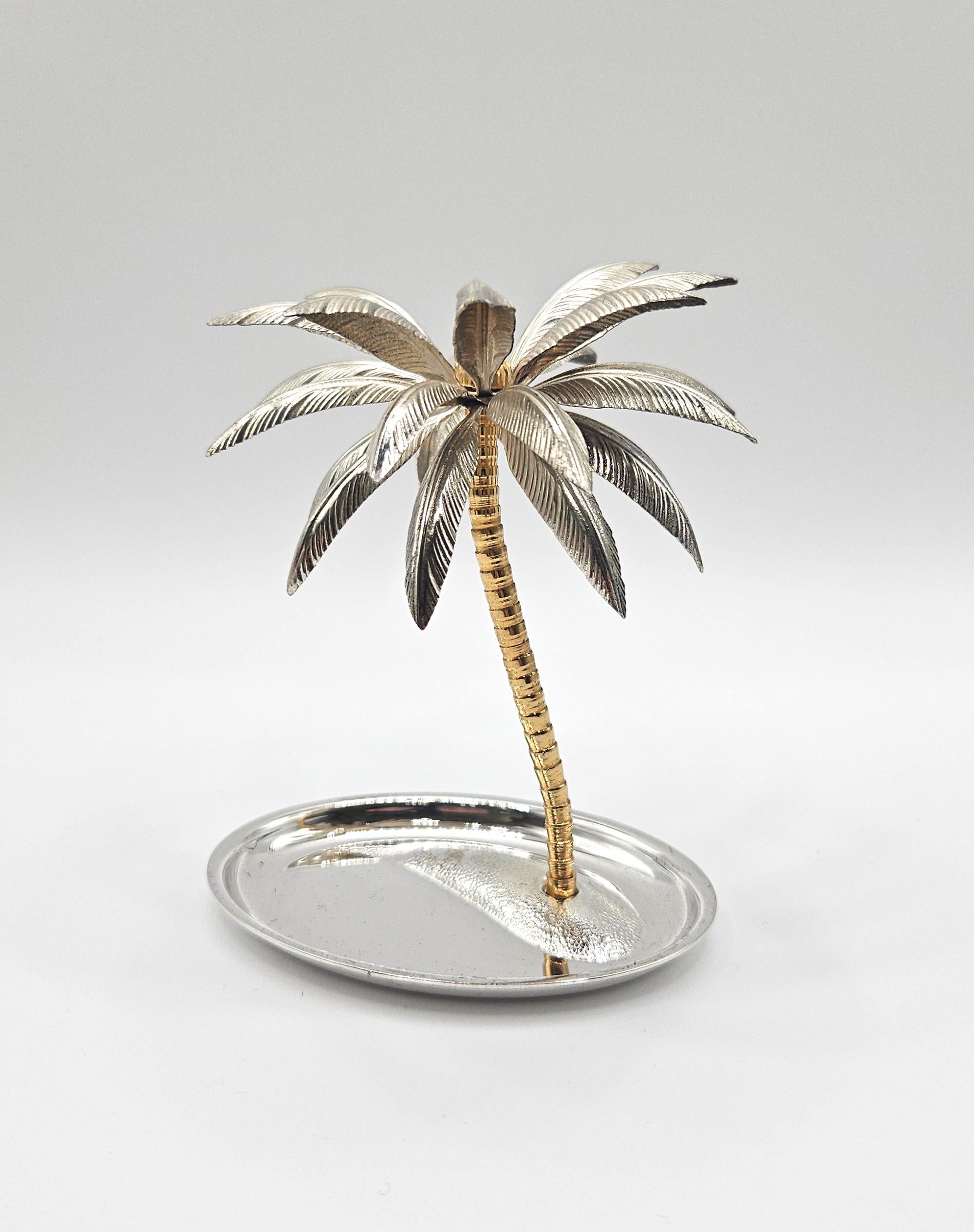 Vide-poche à bijoux Hollywood Regency Palm Beach, Italie, vers 1970 en vente 3