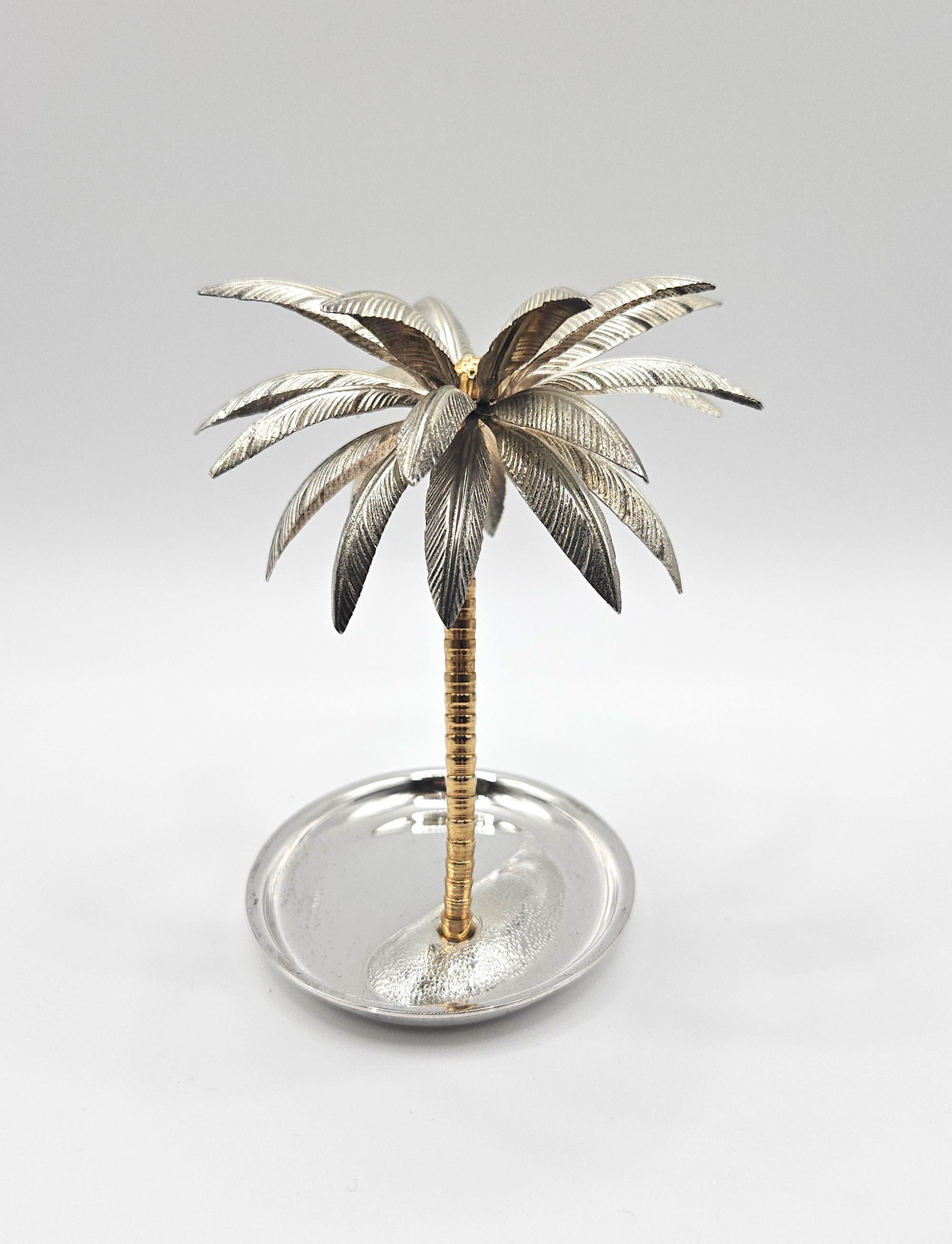 Vide-poche à bijoux Hollywood Regency Palm Beach, Italie, vers 1970 en vente 4