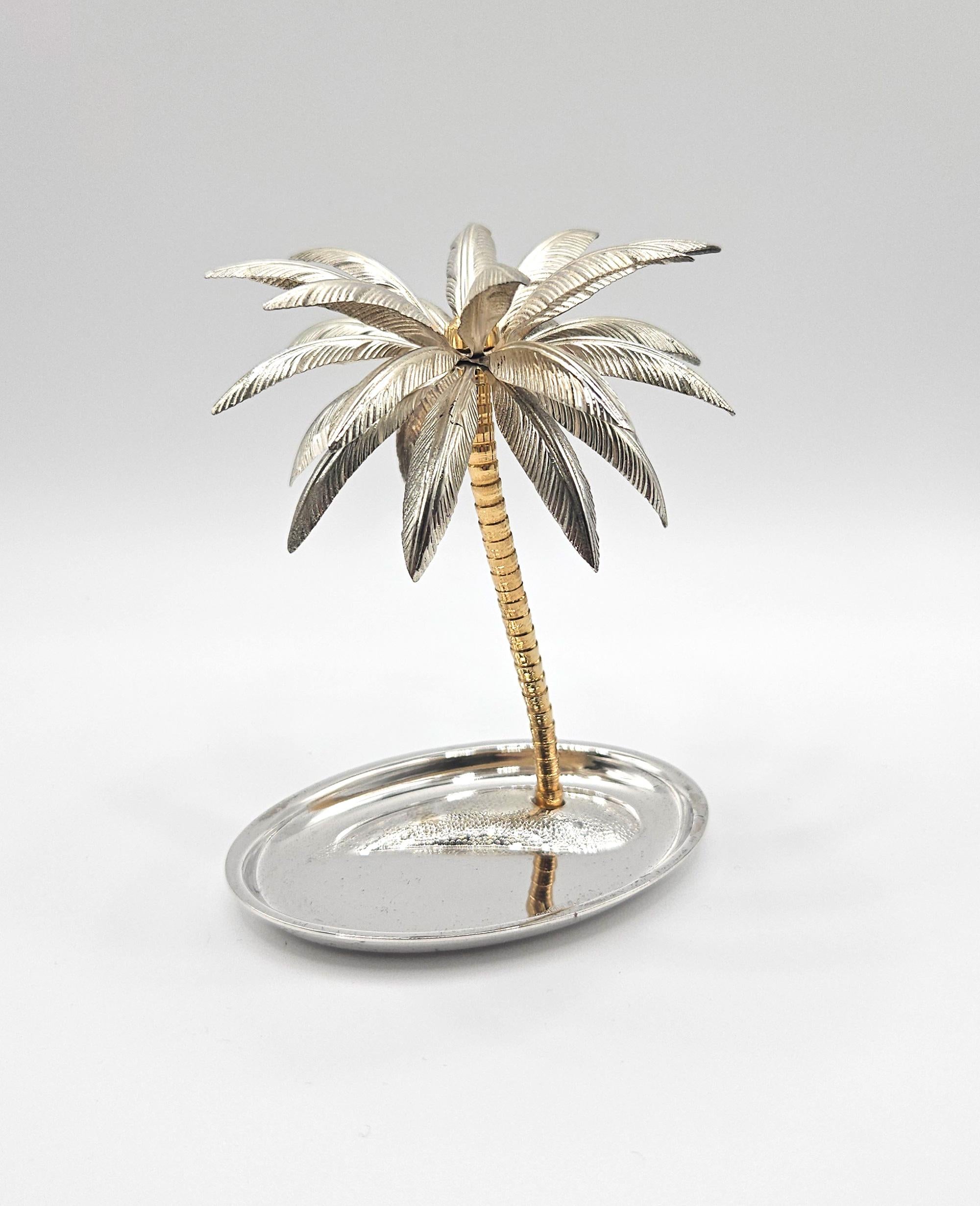italien Vide-poche à bijoux Hollywood Regency Palm Beach, Italie, vers 1970 en vente
