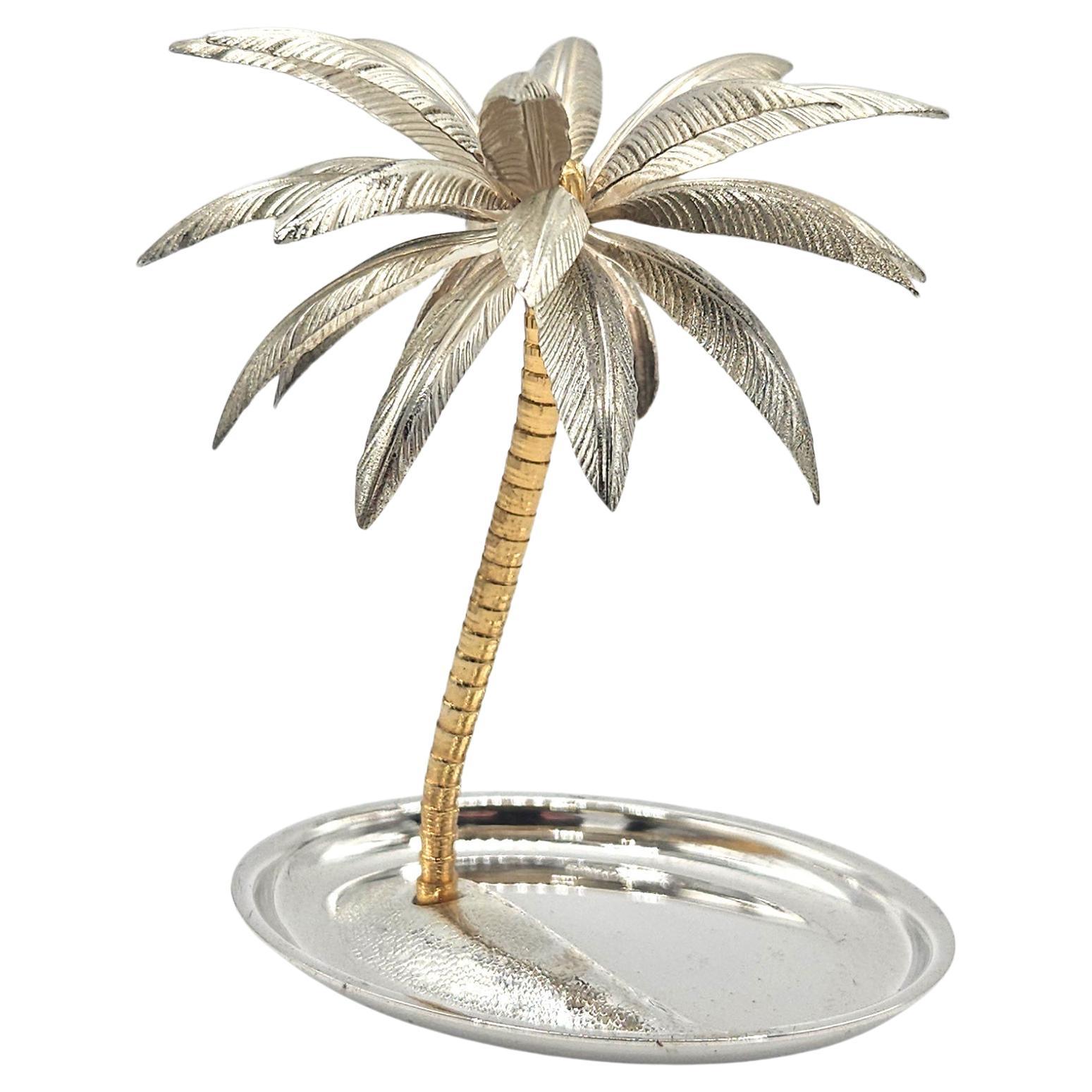 Vide-poche à bijoux Hollywood Regency Palm Beach, Italie, vers 1970 en vente