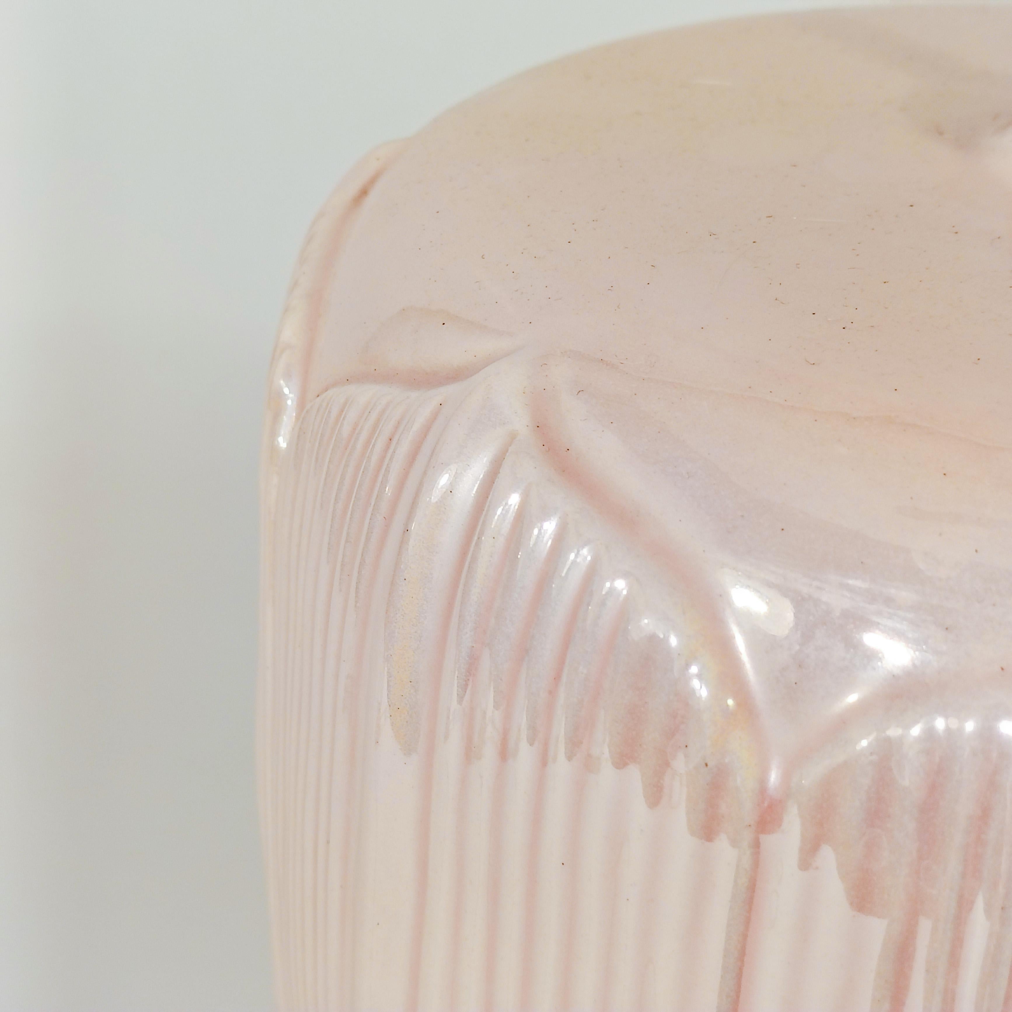 Hollywood Regency. Lampe de table en céramique avec feuilles de palmier par Bondia, Espagne, années 1960 en vente 4