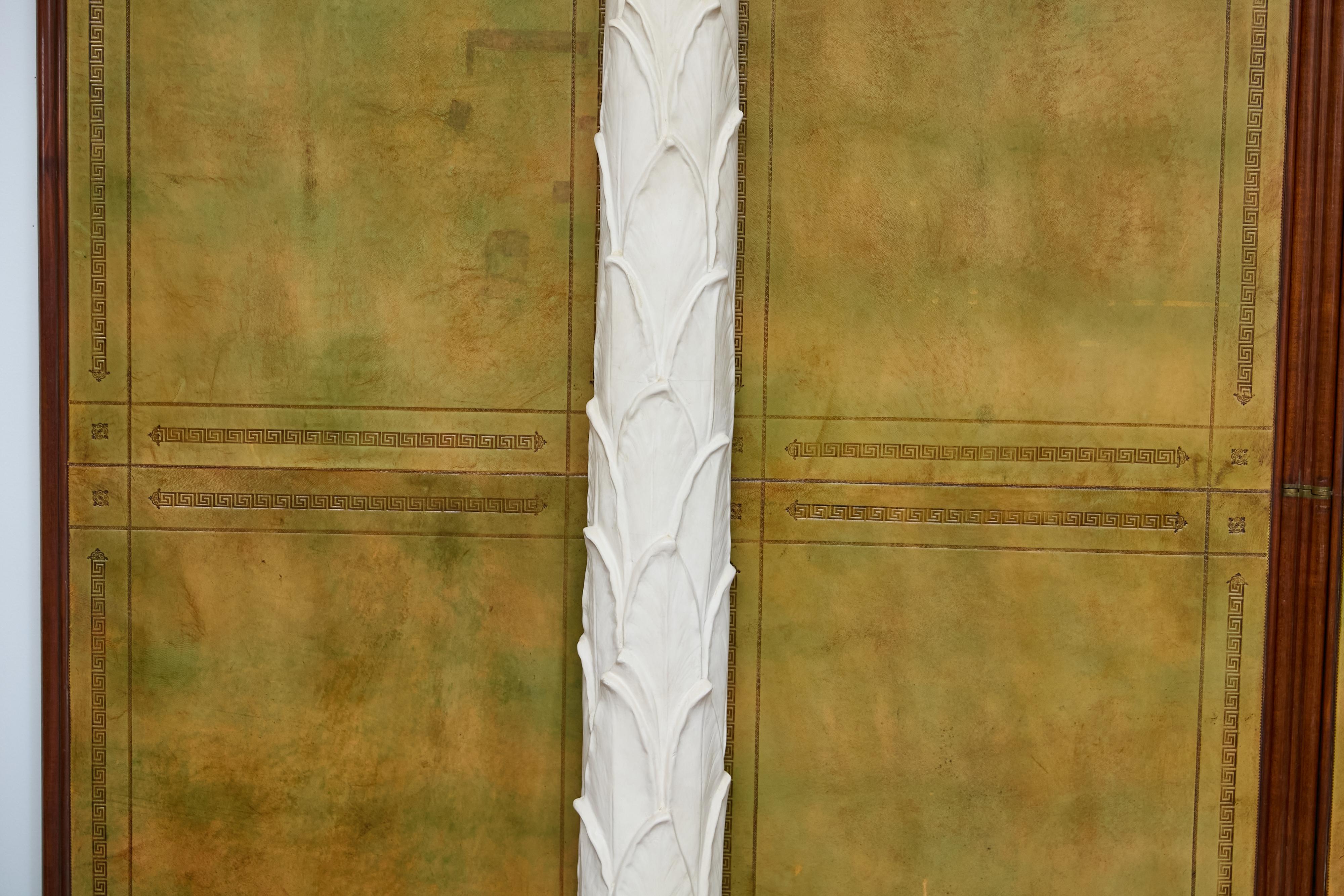 Antorchas de Pared con Palmera Hollywood Regency, Inspiradas en Dorothy Draper, US Wired en venta 3