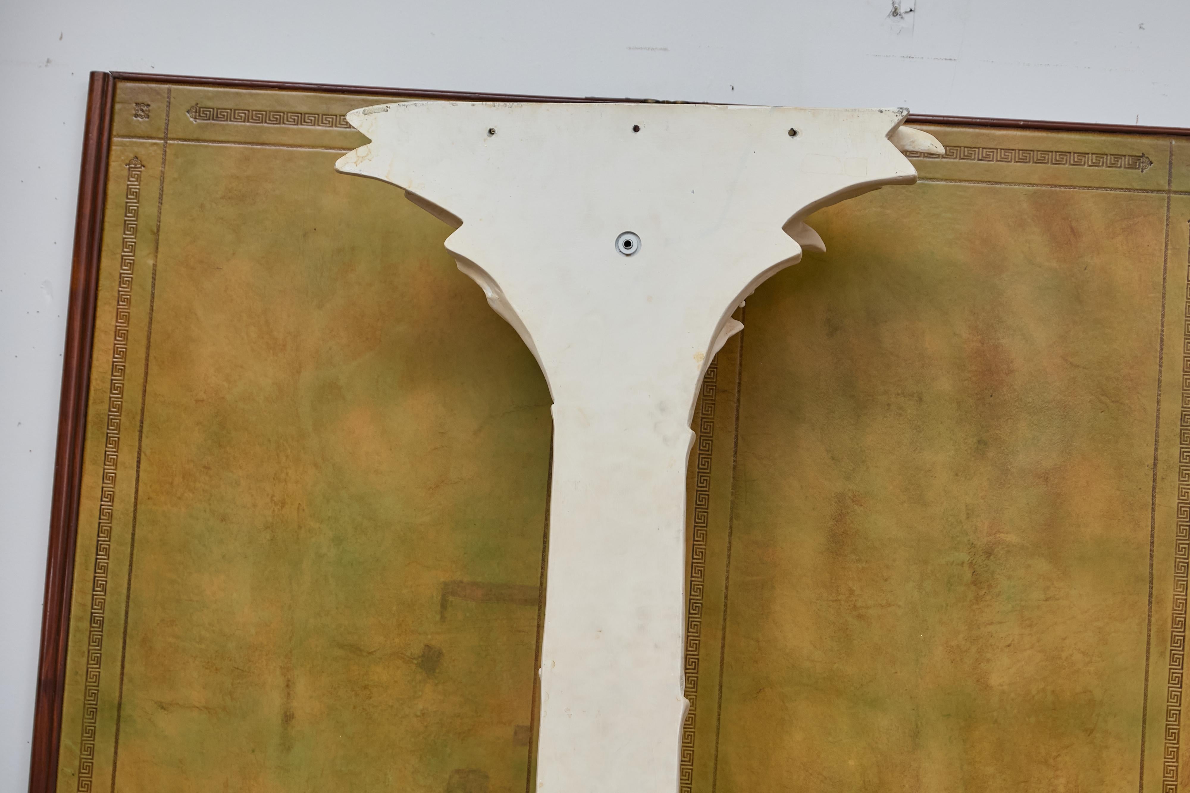 Antorchas de Pared con Palmera Hollywood Regency, Inspiradas en Dorothy Draper, US Wired en venta 12