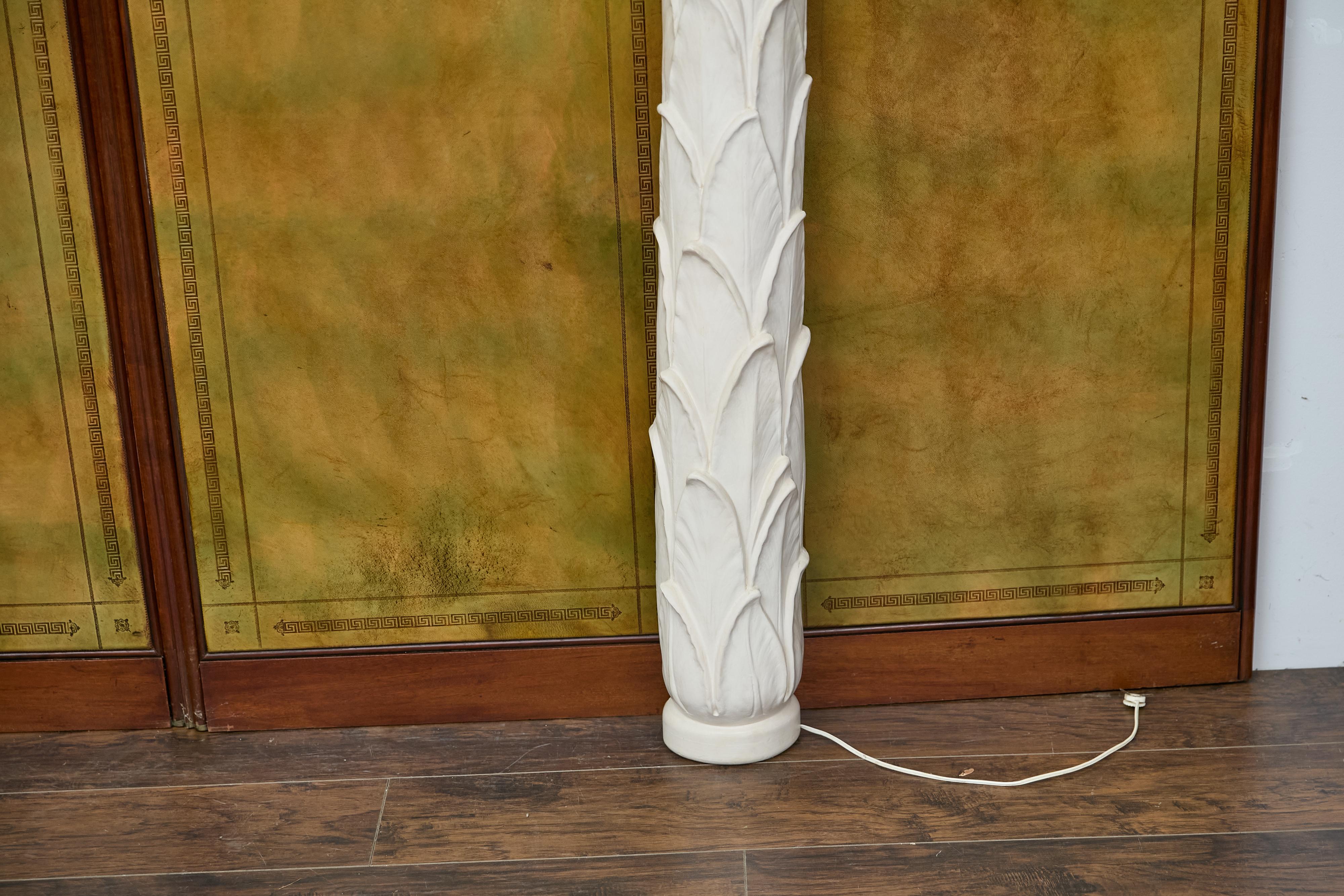 Antorchas de Pared con Palmera Hollywood Regency, Inspiradas en Dorothy Draper, US Wired en venta 1