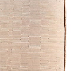 Hollywood Regency Pastel Pink and Peach X-Bench after Milo Baughman