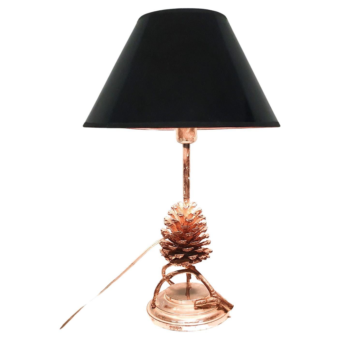 Hollywood Regency Pine Cone Table Light by Franco Lagini, Italy, 1970's