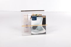 Estantería de plexiglás para almacén Hollywood Regency Años 70 Italia