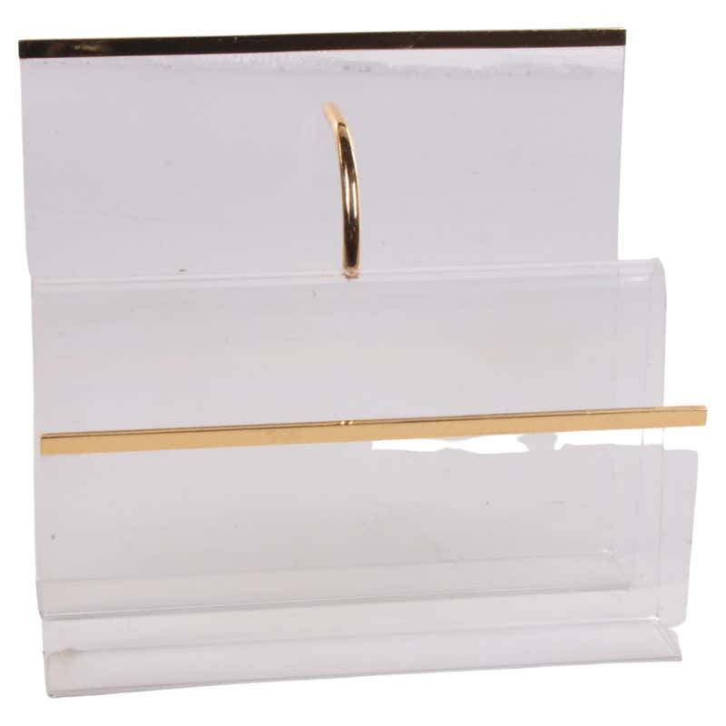 Hollywood Regency Plexiglass Warehouse Rack 1970s Italy For Sale at 1stDibs