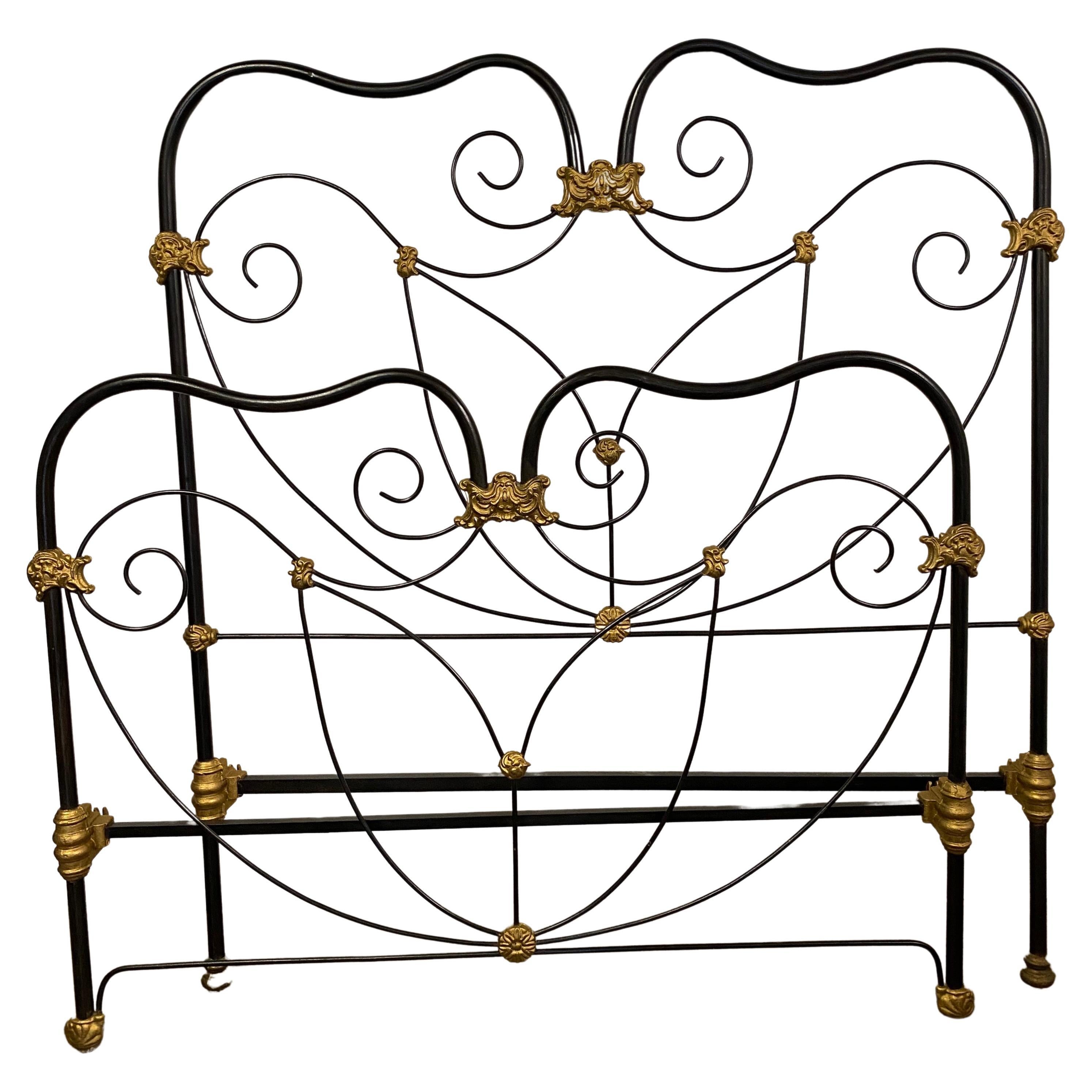 Hollywood Regency Rococo Style Full Size Headboard For Sale 1