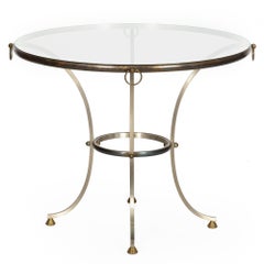 Hollywood Regency Round Circular Table, manner of Maison Jansen ca. 1970s