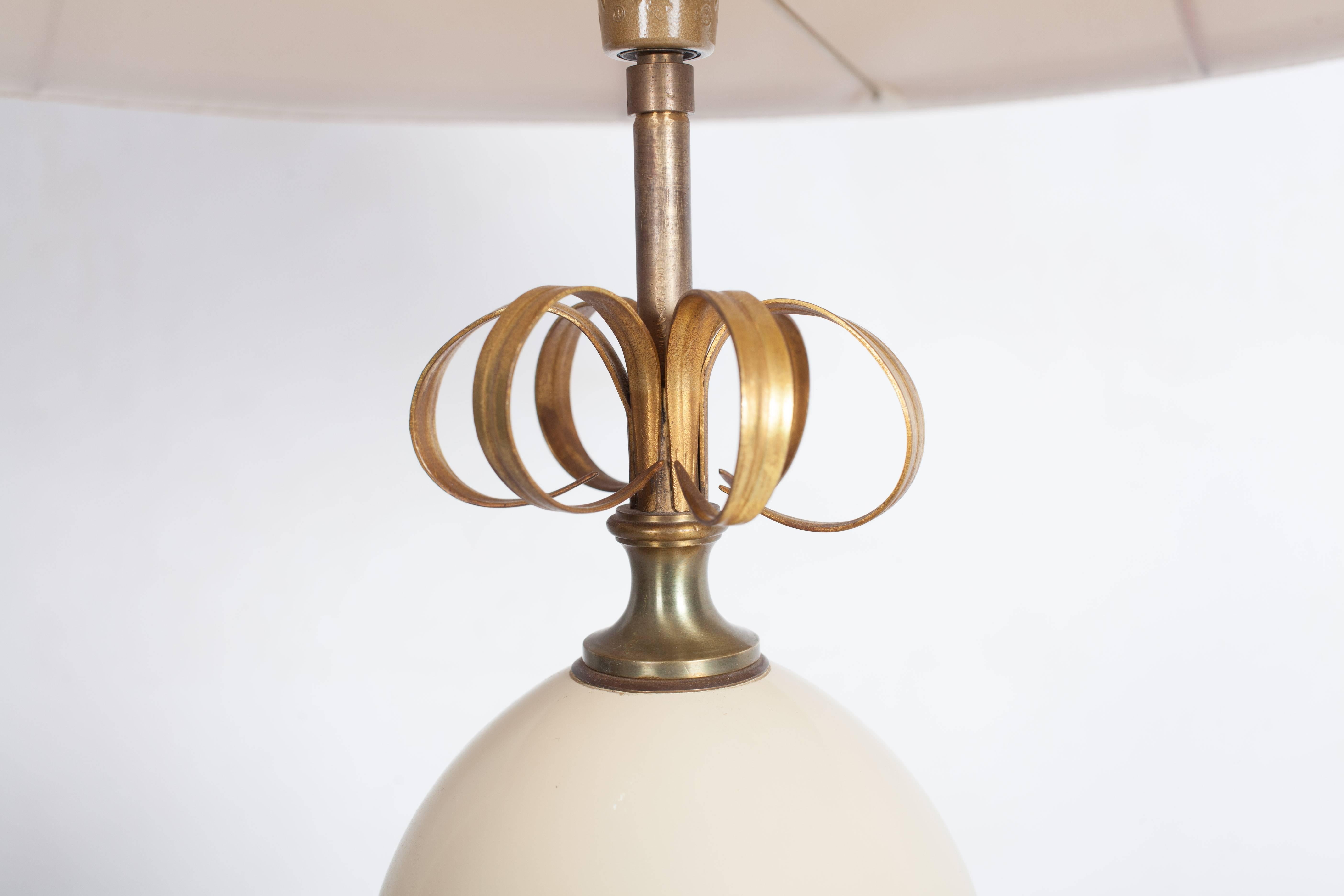 Belgian Hollywood Regency Sculptural Table Lamp by Maison Jansen, 1960s For Sale