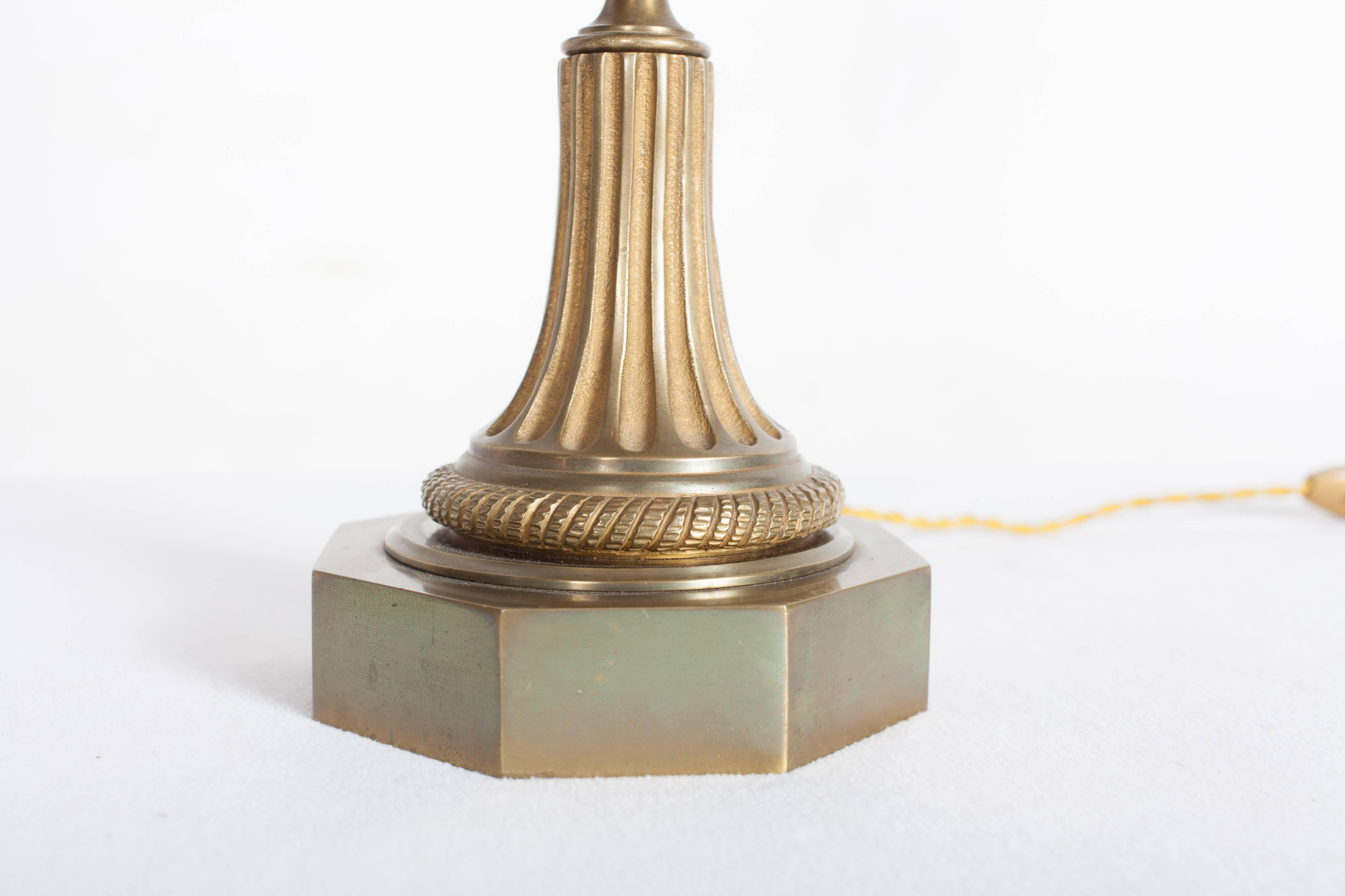 Late 20th Century Hollywood Regency Sculptural Table Lamp by Maison Jansen, 1960s For Sale