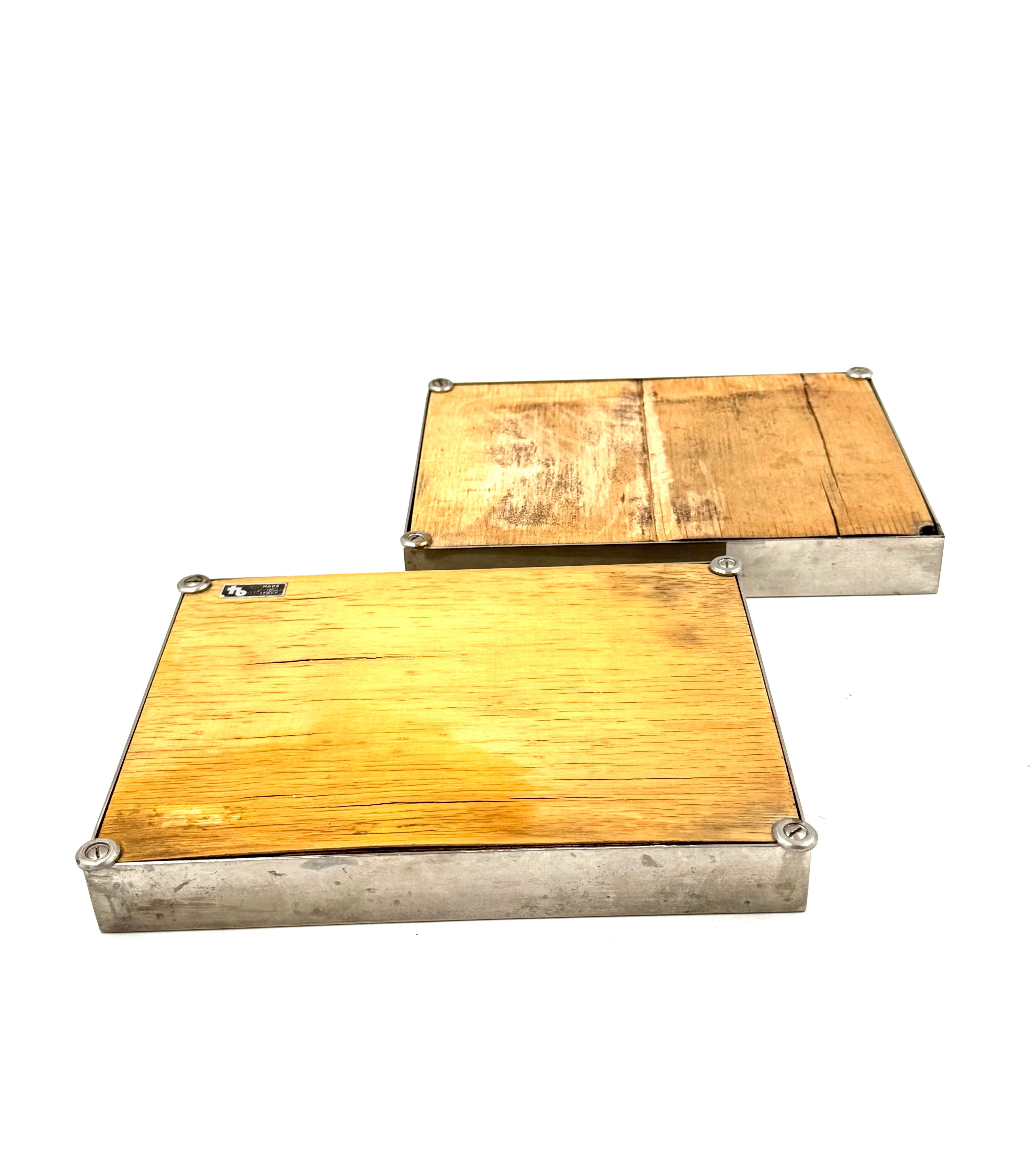Ensemble de 2 plateaux / vide poche Hollywood regency, Tommaso Barbi Italie 1970 en vente 6