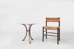 Tavolino Hollywood Regency di Belgo Chrom, Belgio, 1980 ca.
