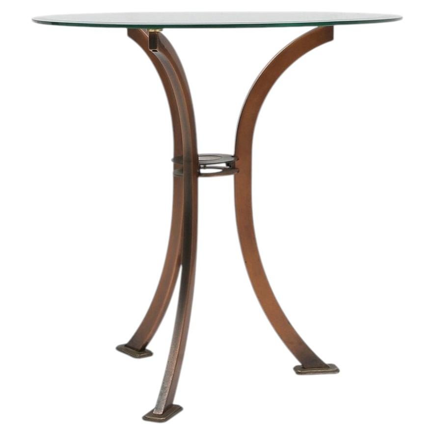 Mesa auxiliar Hollywood regency de Belgo Chrom, Bélgica ca. 1980 en venta