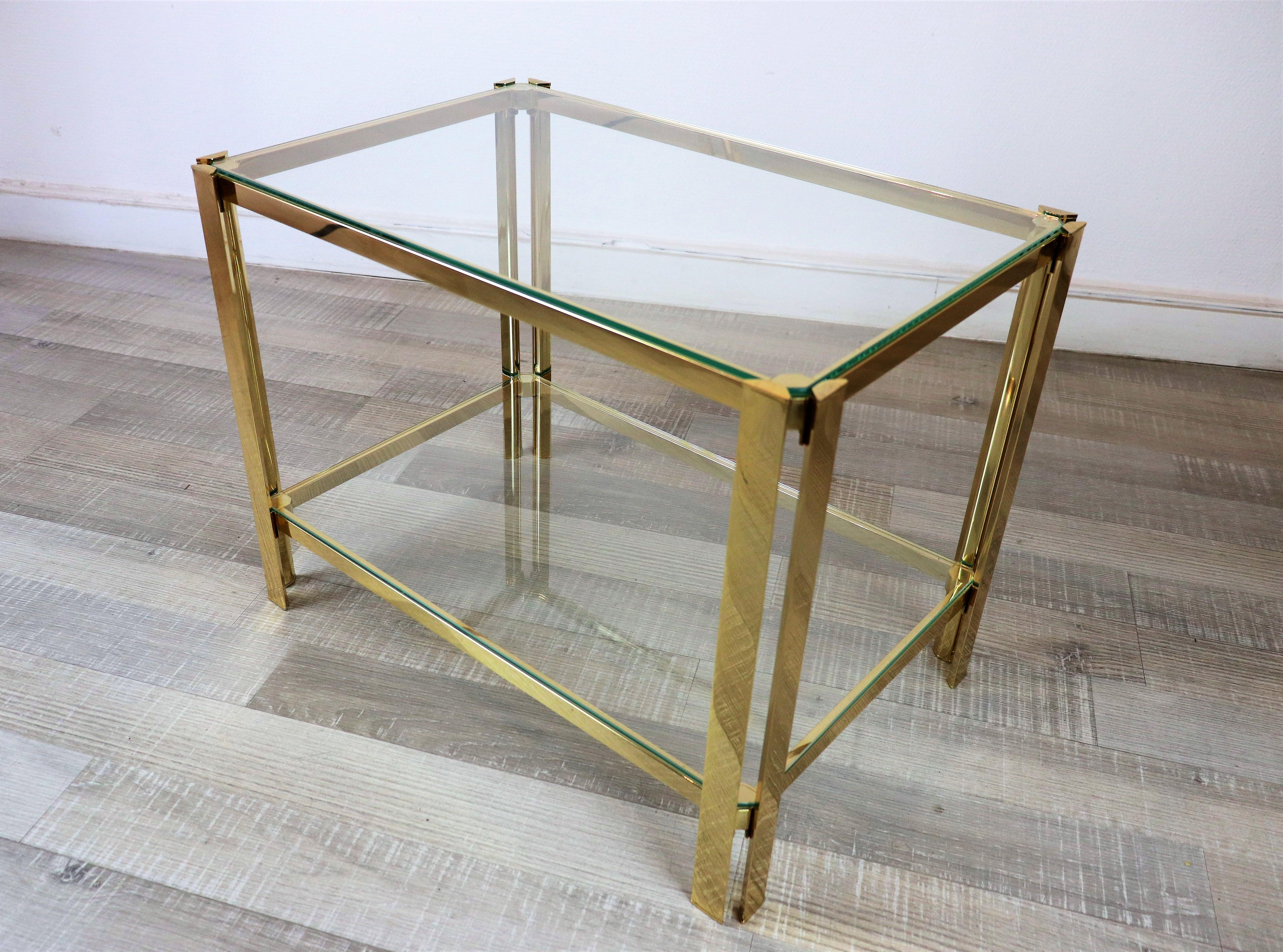 Late 20th Century Hollywood Regency Side Table For Sale