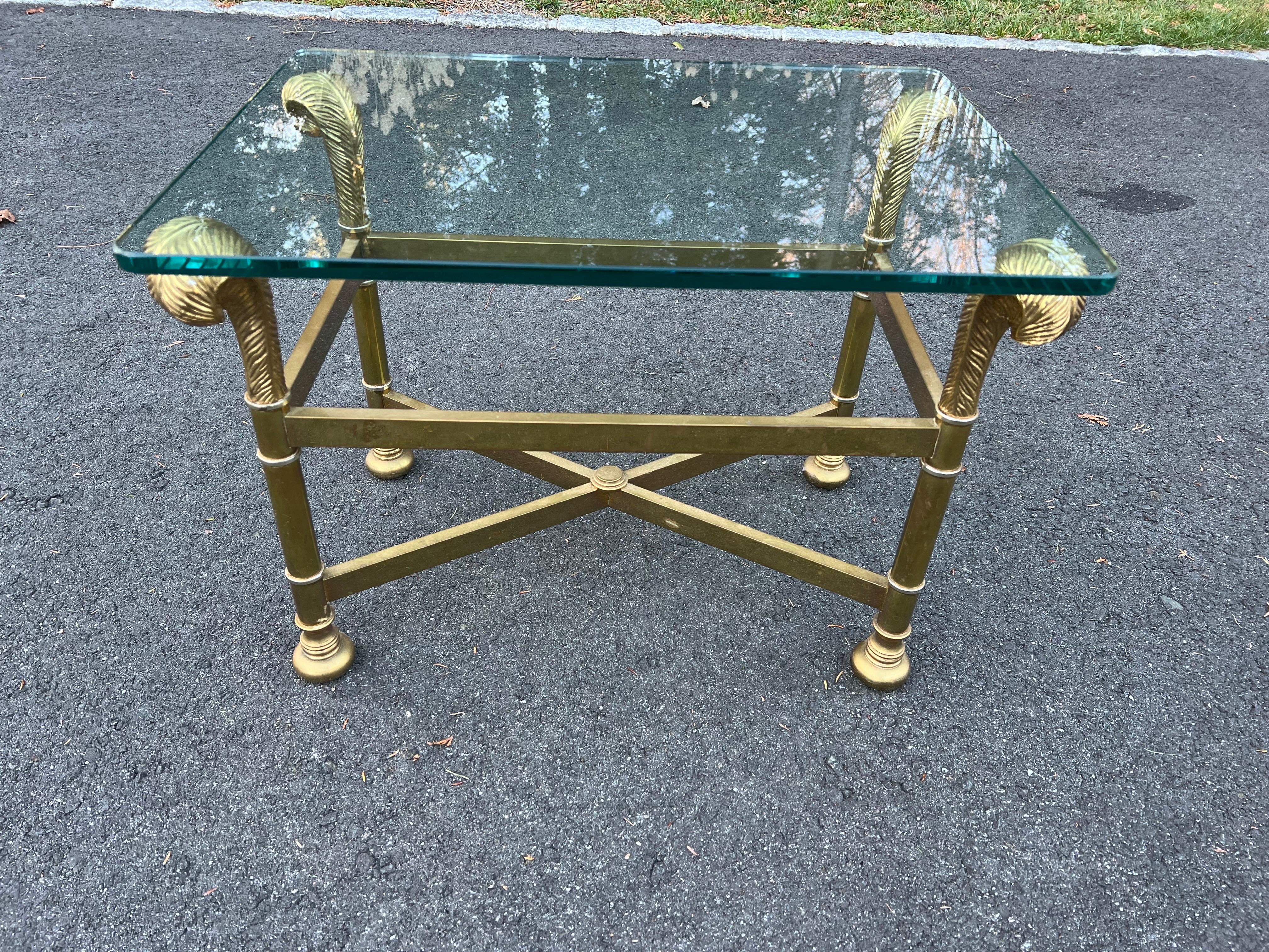 Hollywood Regency Small Low Side Table 5