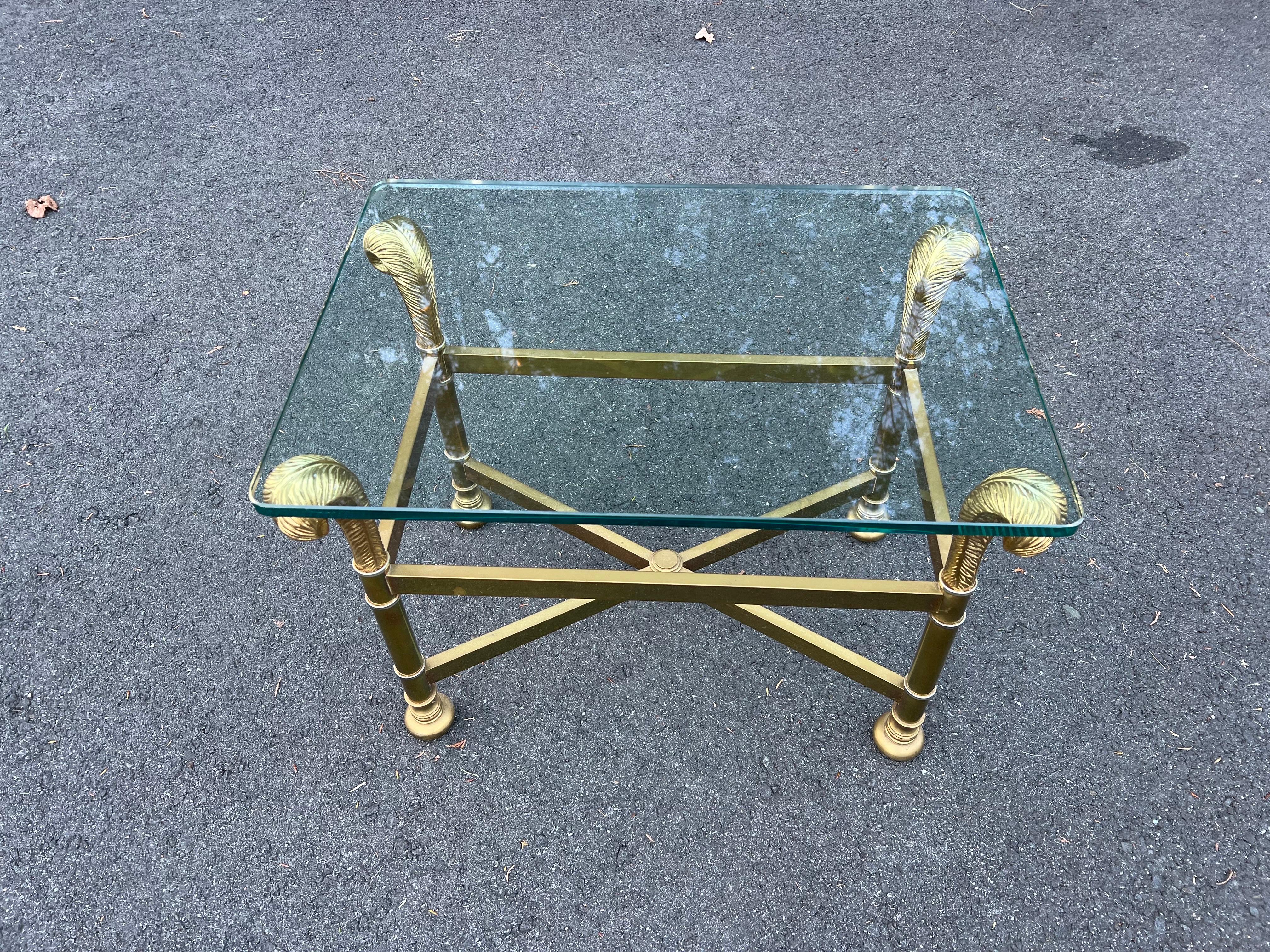 Late 20th Century Hollywood Regency Small Low Side Table