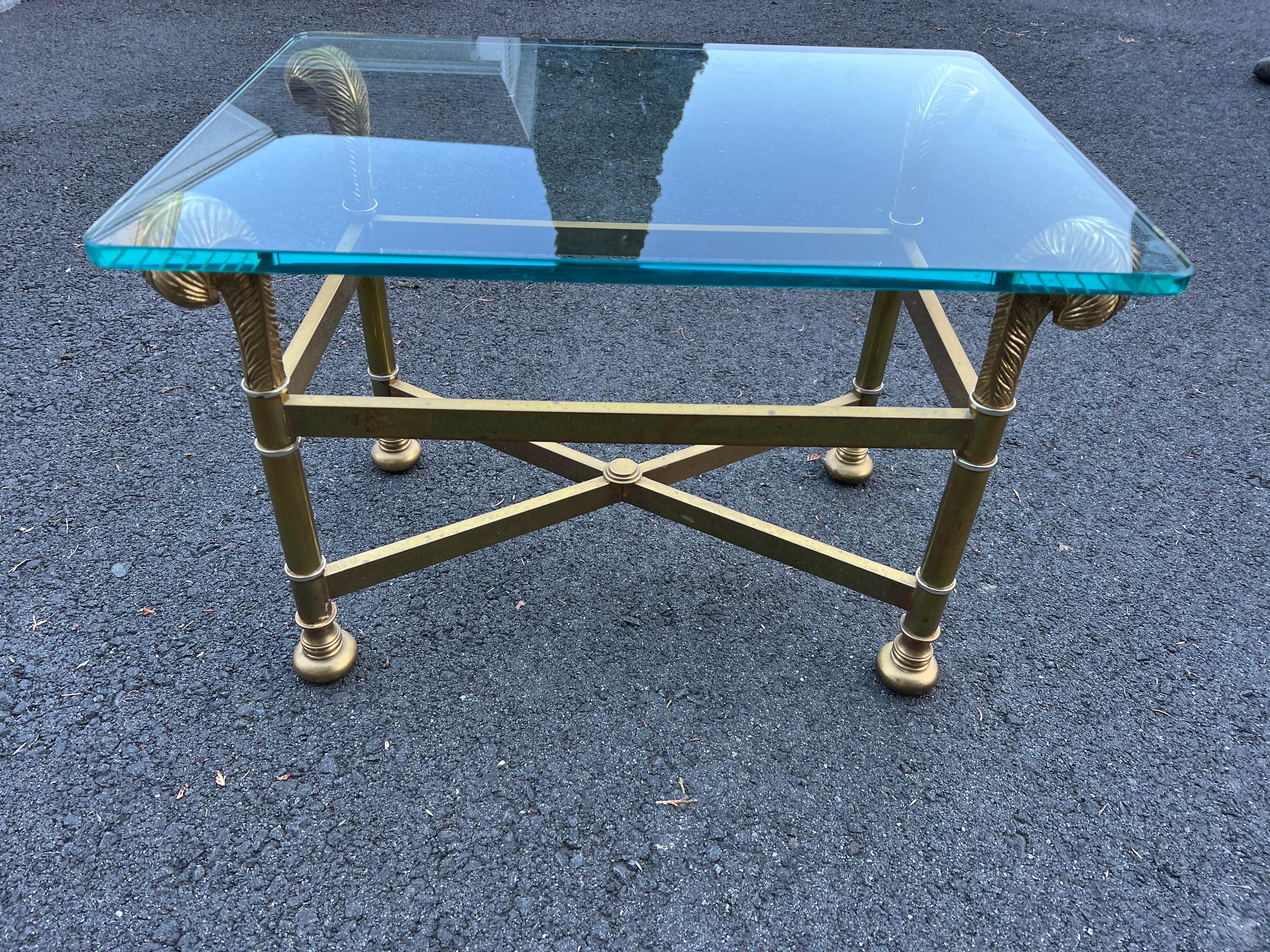 Hollywood Regency Small Low Side Table 2