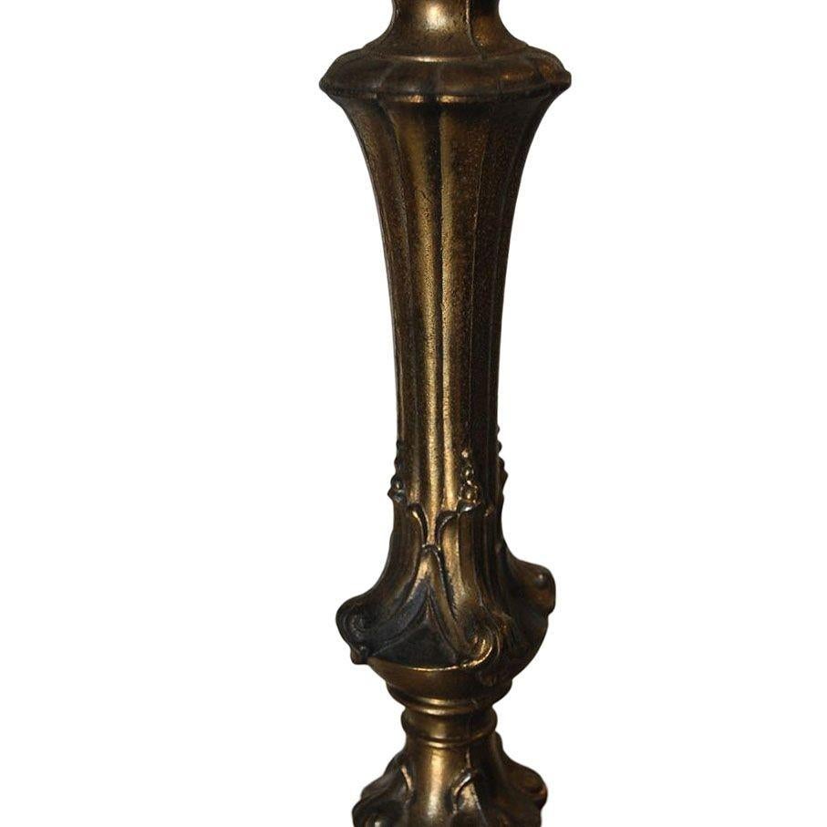 Lampes de bureau en verre bullé fumé Hollywood Regency, lumière d'appoint lumineuse intérieure brillante Excellent état - En vente à Van Nuys, CA