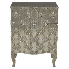 Hollywood Regency Smooth White Bronze Demi Semainier – Paul Mathieu