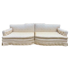 Hollywood Regency Split Sofa