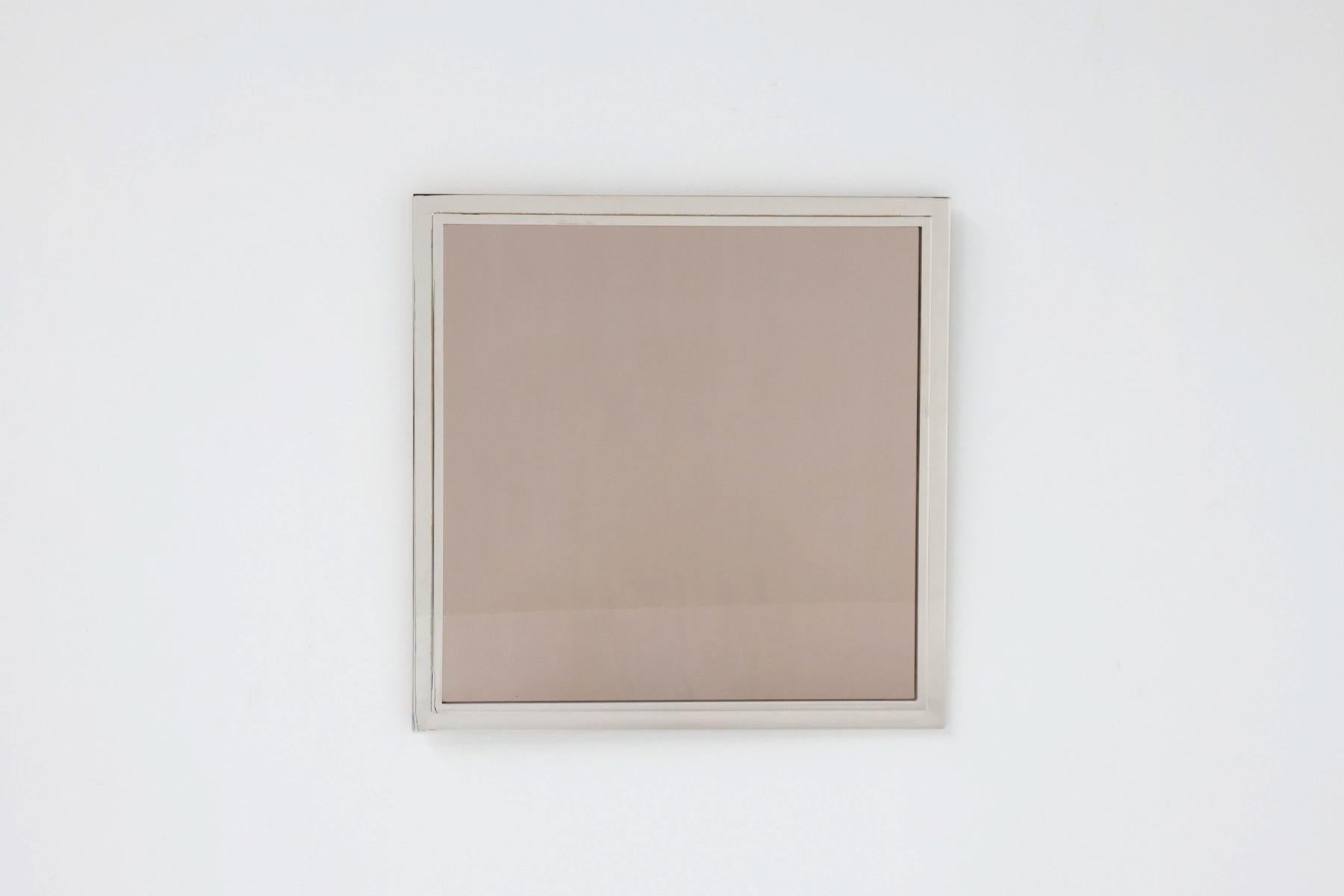 Cadre photo carré Hollywood Regency avec structure chromée, Romeo Rega, 1940 en vente 1